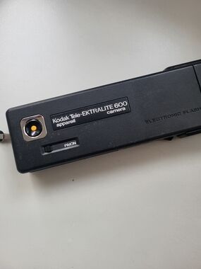 Kodak Tele-Ektralite 600 Camera in Black with Silver Trim